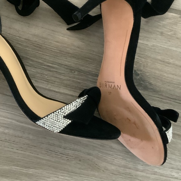 NIB Alexandre Birman Clarita Crystal & Bow Sandal Heels Size 37 $625 - Picture 8 of 9